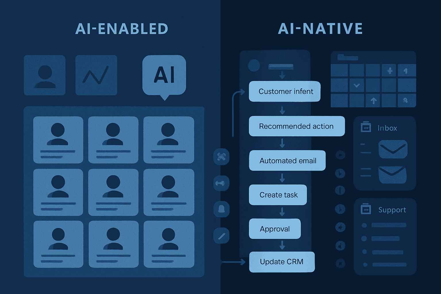 AI-Native vs AI-Enabled CRM: 9 Criteria Buyers Can Use to Spot a Real System of Action - Chronic Digital Blog